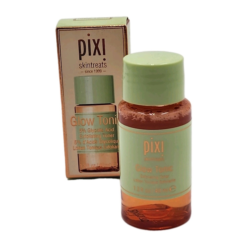 Pixi Skintreats Glow Tonic Exfoliating Toner 1.3 Fl Oz New‎ in Box